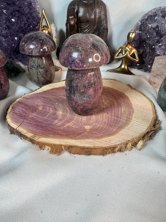 Rhodonite Mushroom