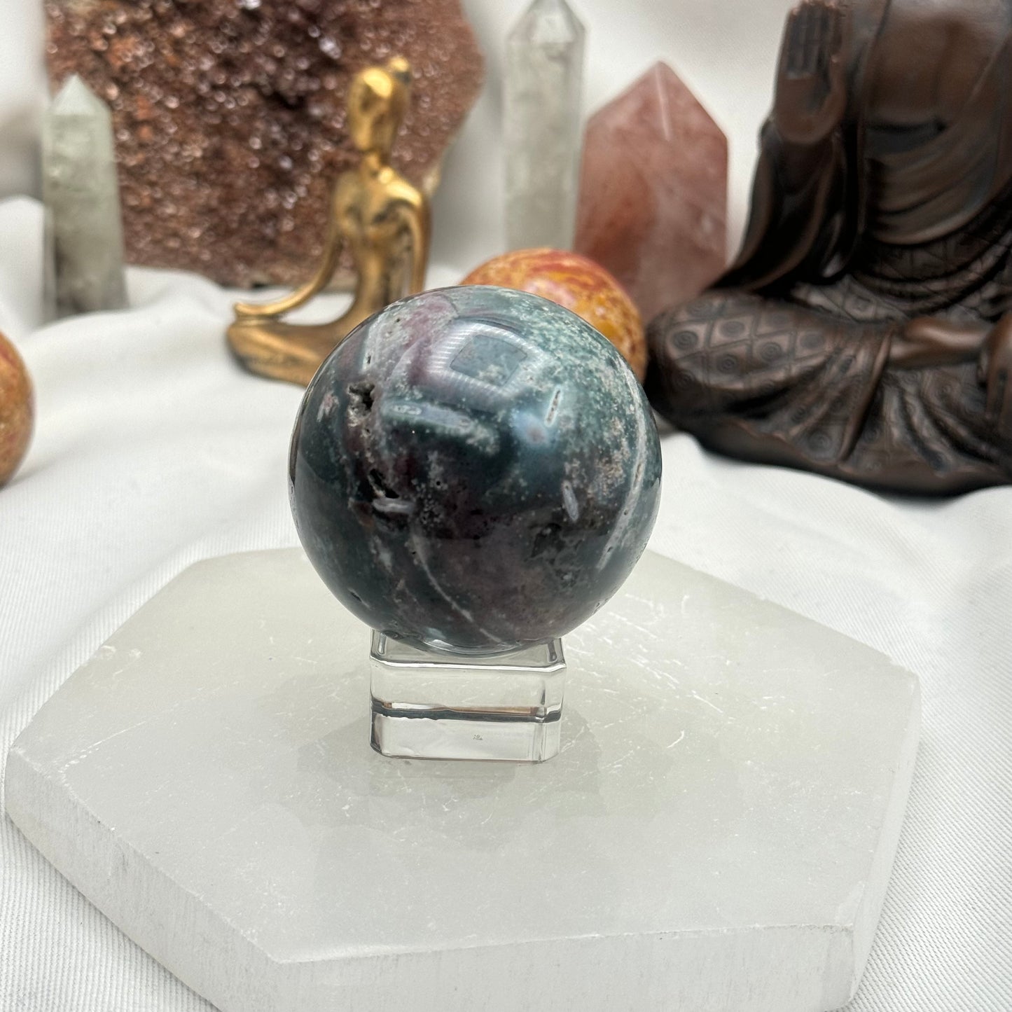 Ocean Jasper Sphere