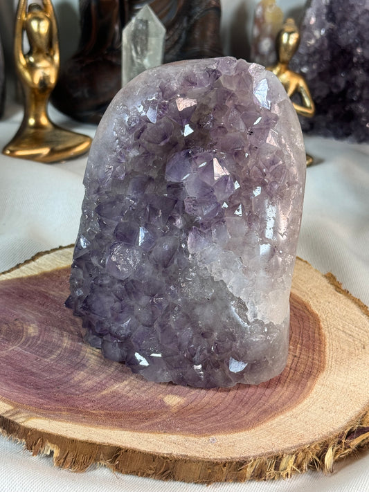 Rainbow Amethyst - Raw Basecut