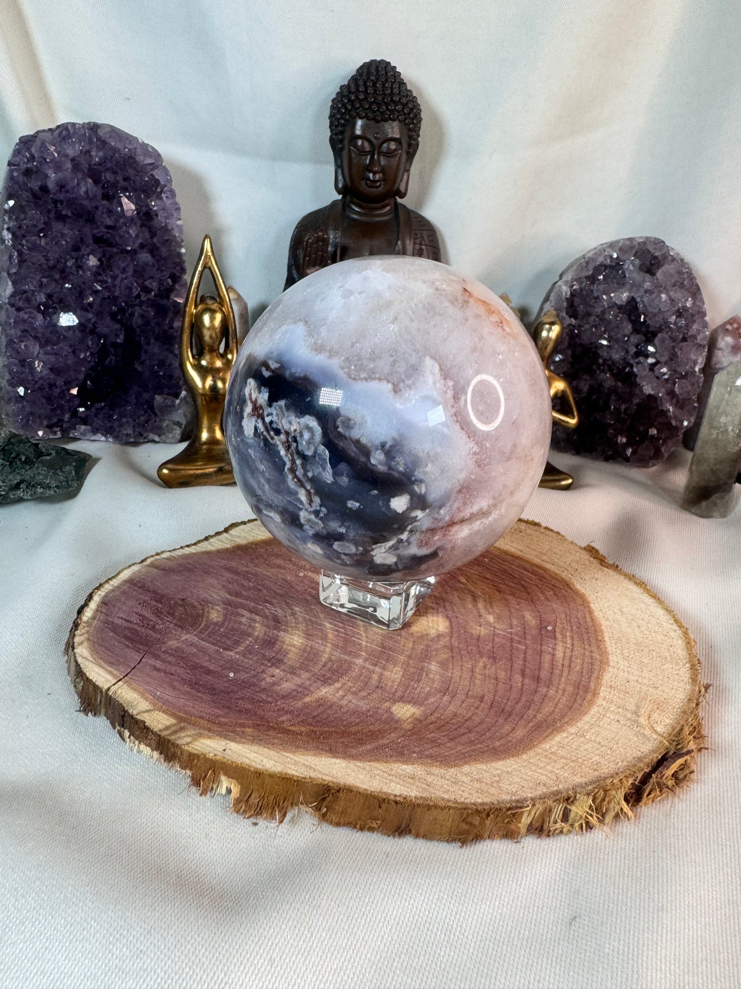 Pink Amethyst Sphere - Large