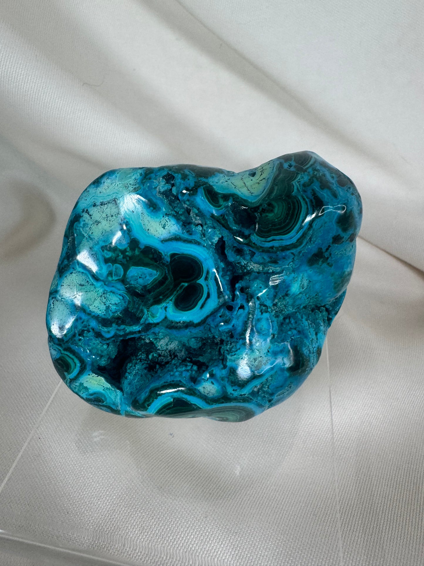 Chrysocolla & Malachite Polished Raw