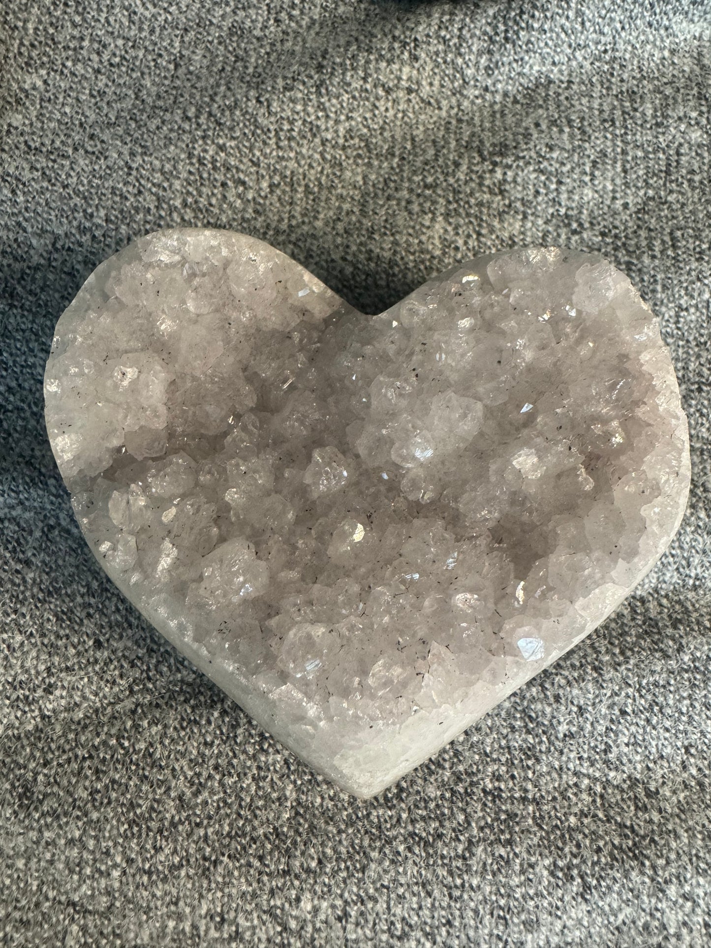 Clear Quartz Heart