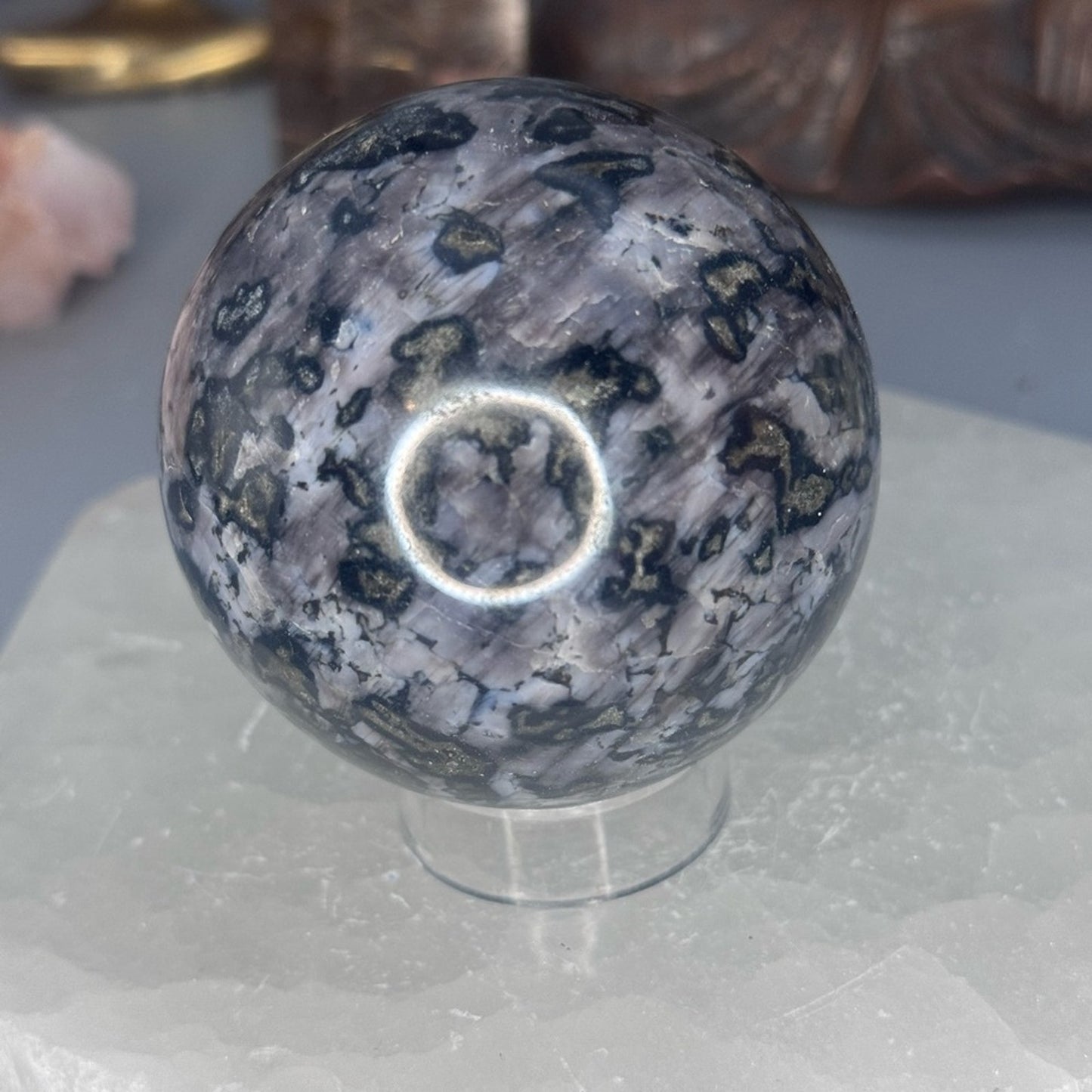 Indigo Gabbro Sphere