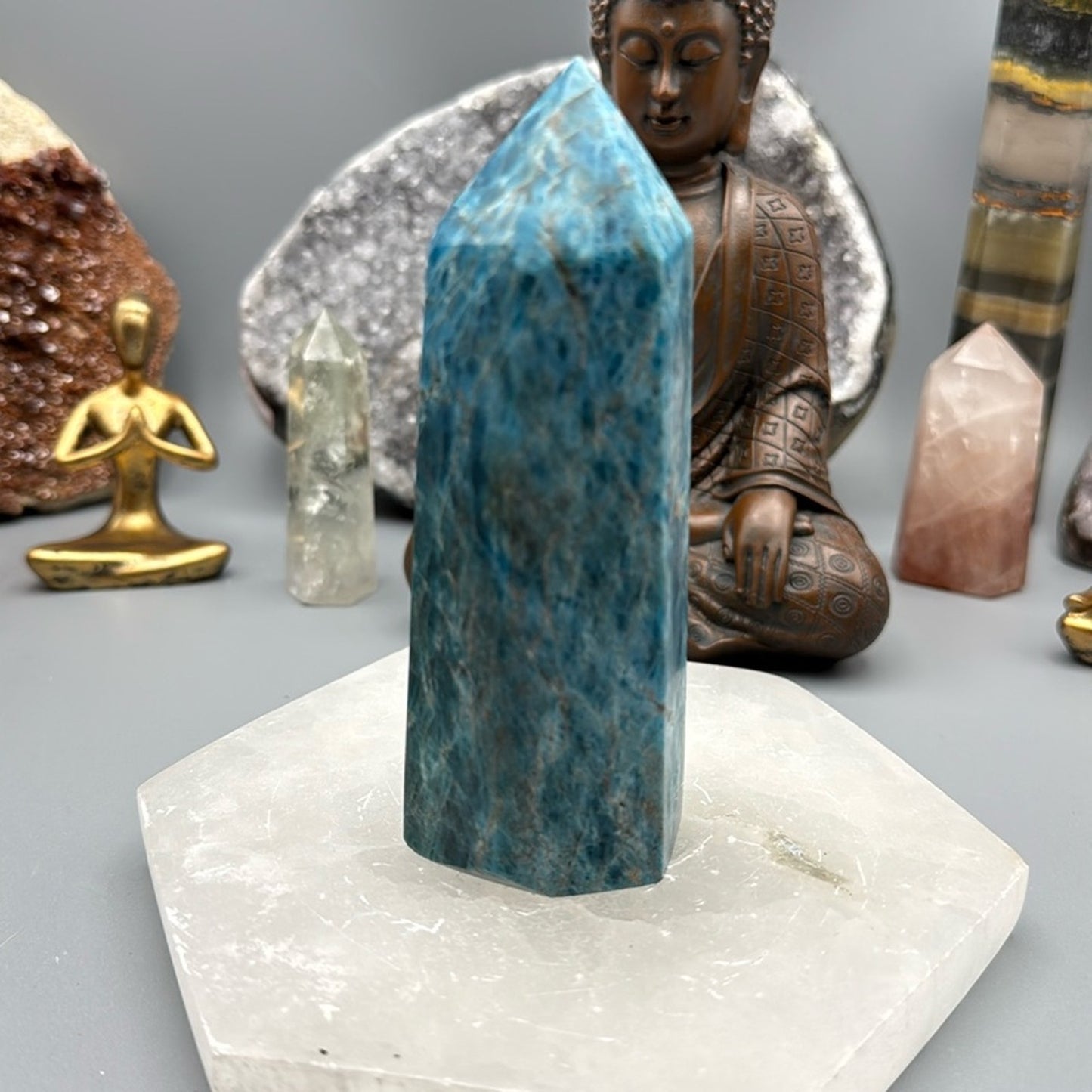 Blue Apatite Tower