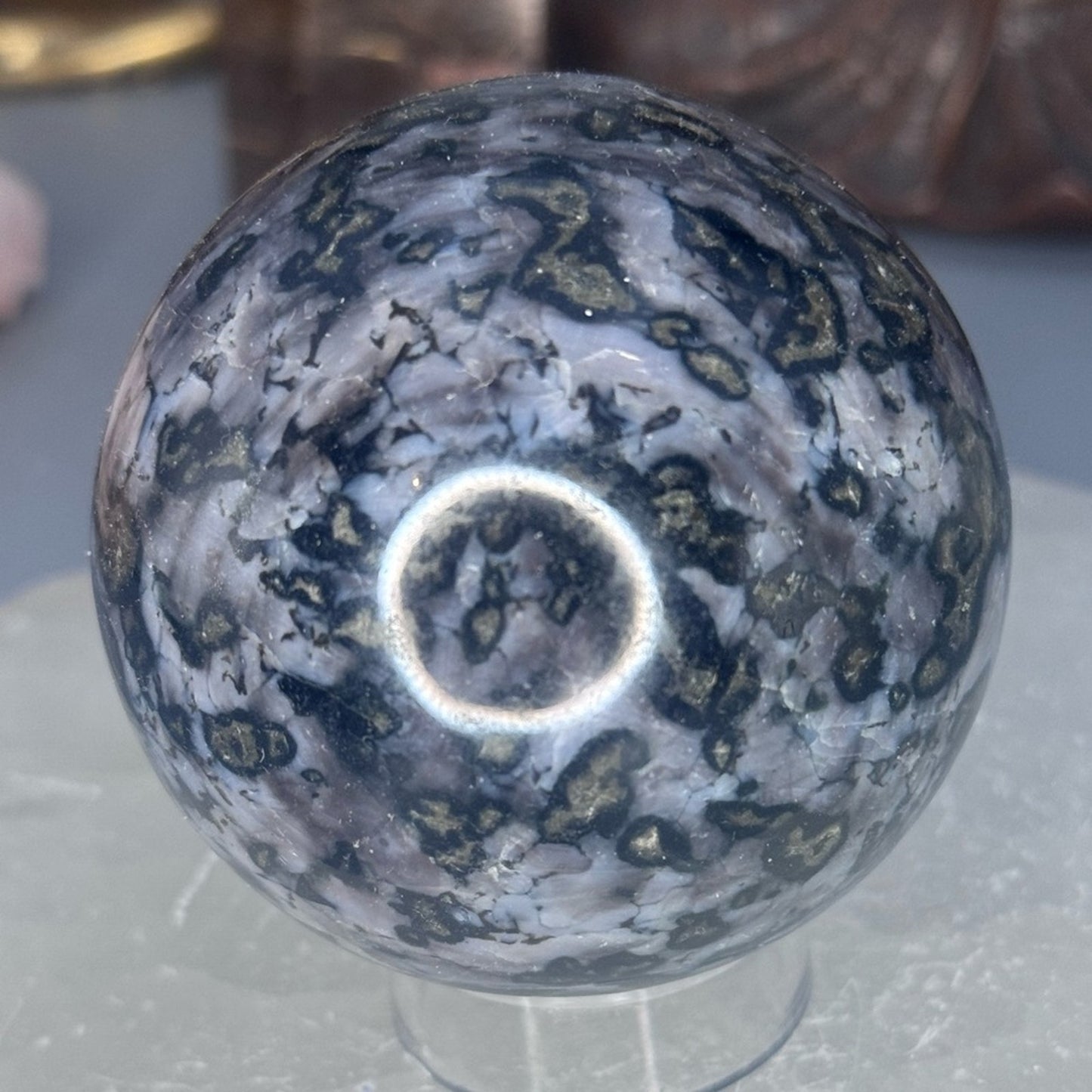 Indigo Gabbro Sphere