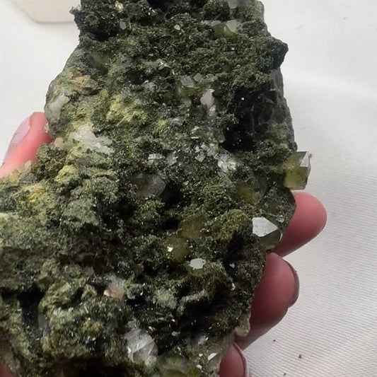 Forest Fairy Epidote 🧚 Mineral Specimen