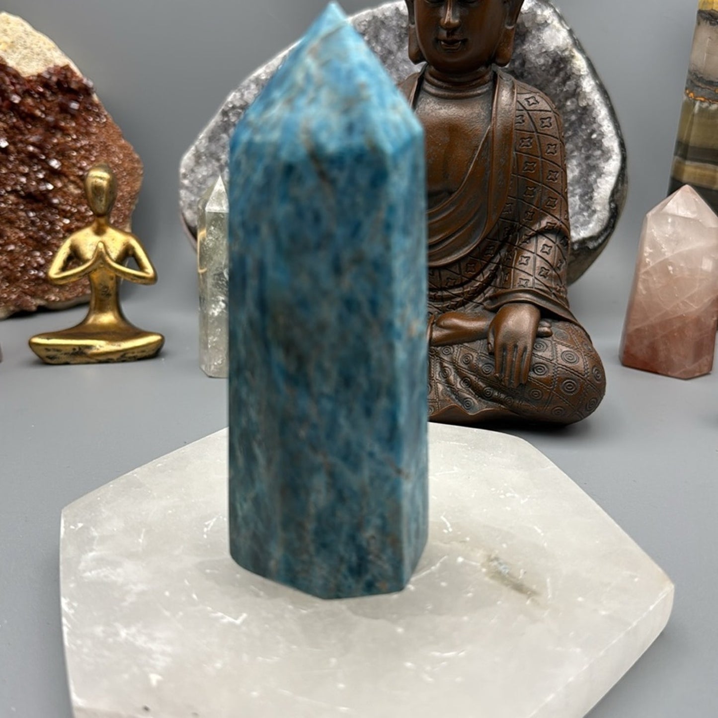 Blue Apatite Tower