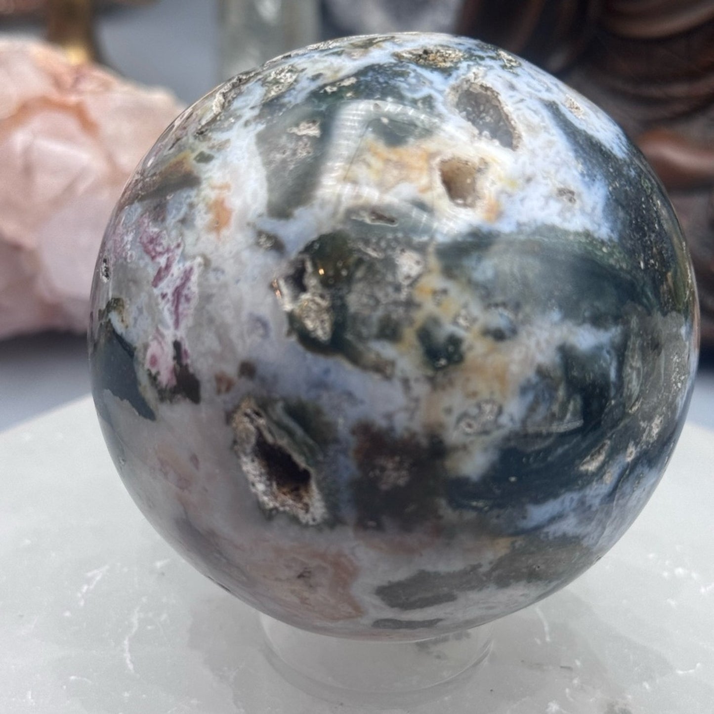 Ocean Jasper Sphere